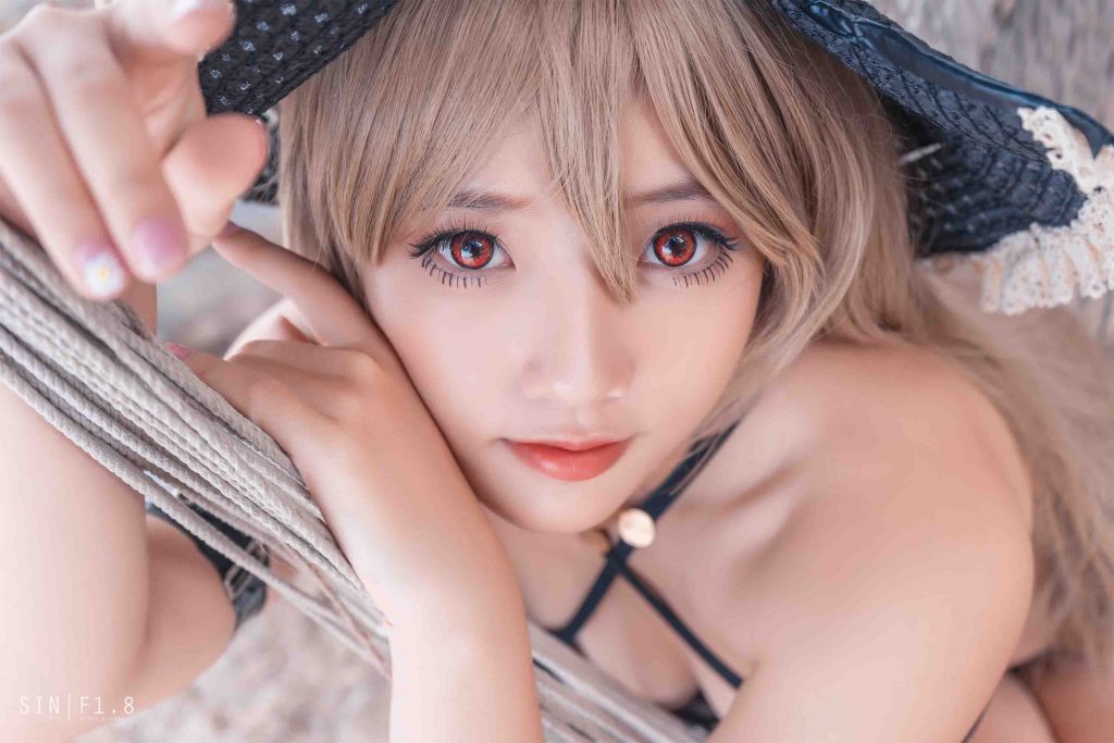 Messie Huang Jean Bart swimsuit [20P-63MB] COSER-第3张